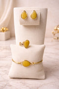 Set Gota de Sol – Pulsera, Sortija y Aretes