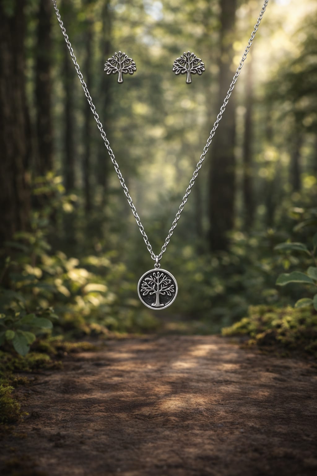 Set Árbol de la Vida – Collar y Aretes