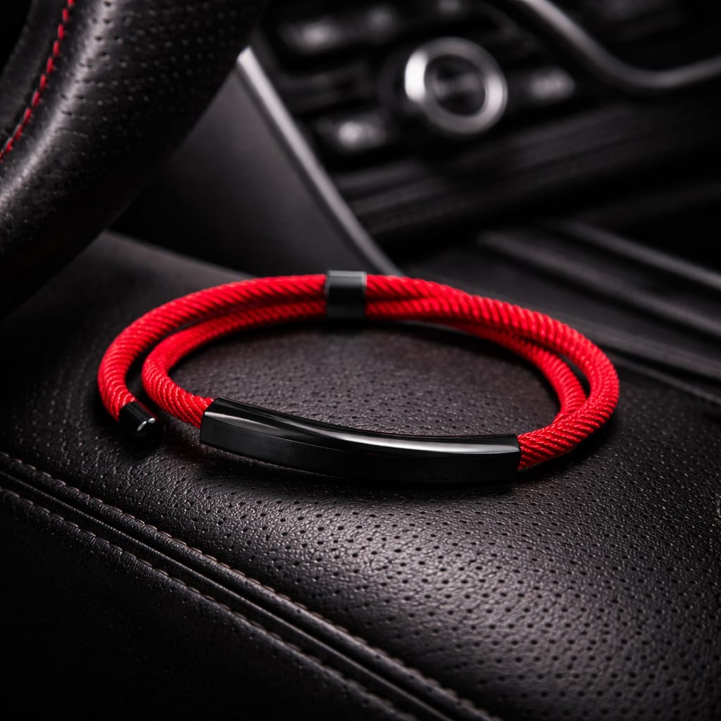 Pulsera Rouge Velocity – Estilo Masculino Deportivo