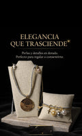 ✨ Luz Divina – Set de Elegancia en Perlas & Oro