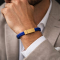 Pulsera Náutica Élite Azul & Oro